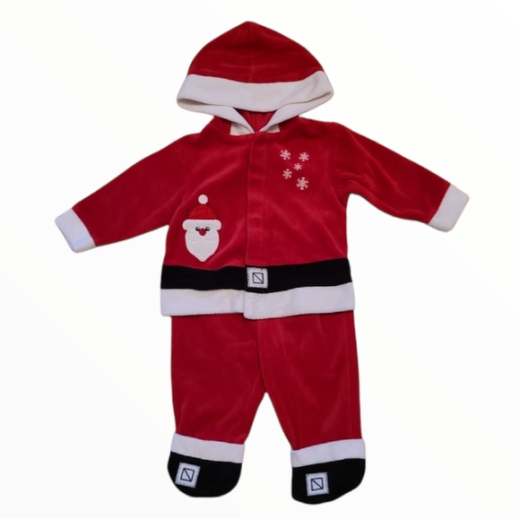 Two piece soft red Santa Claus outfit - Picture 1 of 2